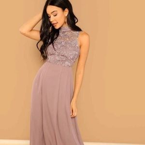 Xs Shein Full Length Rose Dress